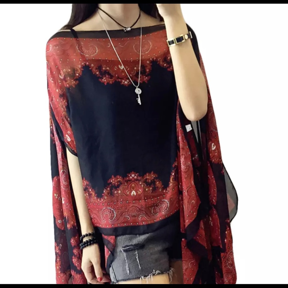NEW Silk Polyester Scarf Wrap Shawl Long Cover